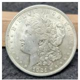 1921 Morgan Dollar AU