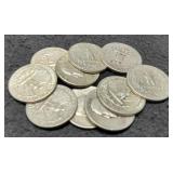 (10) Silver W. Quarters