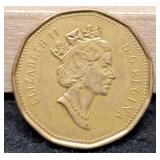 1990 Canada One Dollar Coin