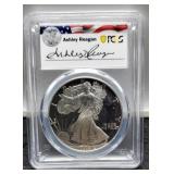 1995 Proof Slab Silver Eagle PCGS PR69 DCAM