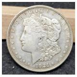 1921-D Morgan Dollar XF
