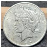 1922 Peace Dollar XF