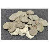 (40) No Date Buffalo Nickels
