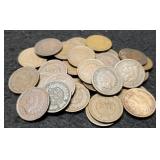 (30) Indian Head Cents Back To 1897