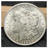 1921 Morgan Dollar Unc.