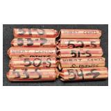 (10) Rolls S Mint Wheat Cents