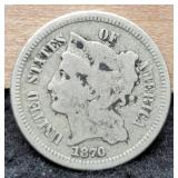 1870 Three Cent