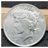 1923 Peace Dollar AU
