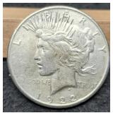 1922-S Peace Dollar VF
