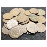 (30) Indian Head Cents Back To 1891