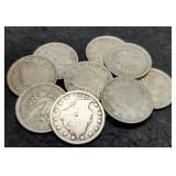(10) 1909 V Nickels