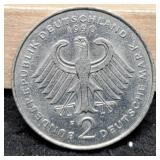 1990 German 2 Deutsche Mark Comm. Coin