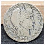 1908-O Barber Half Dollar