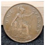 1936 Great Britain Large Penny