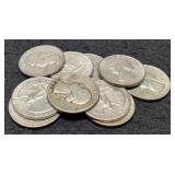 (10) Silver W. Quarters