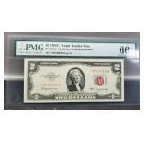 1953C $2 Slab Star Note Red Seal PMG 66 Gem Unc.