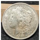 1921 Morgan Dollar AU