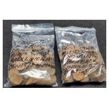 (4) Hundred Wheat Cents 1940 Up Sold By Hundred