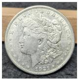 1921-S Morgan Dollar XF