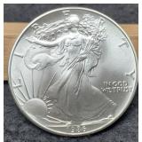 1986 Silver Eagle BU 1st Year