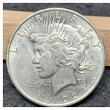1922 Peace Dollar AU