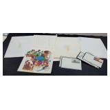 Lot w/ 7 Postage Stamp Albums In The