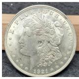 1921 Morgan Dollar Unc.