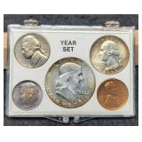 1963 5 Coin Unc. Year Set