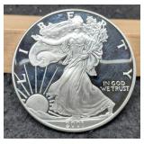 2001-W Proof Silver Eagle