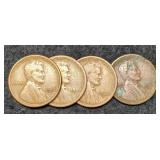 (4) 1923-S L. Cents