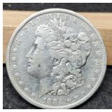 1884-O Morgan Dollar XF