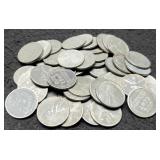 (50) 1943 Steel War Cents