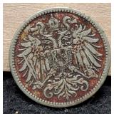 1915 Austria 10 Heller