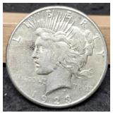 1923-S Peace Dollar VF