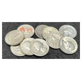 (10) Silver W. Quarters