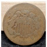 1864 Two Cent AG