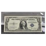 1935D $1 Silver Certificate Note Unc.