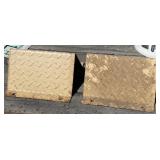 Steel Diamond Plate Wheel Chocks