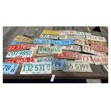 Large Lot of License Plates