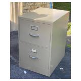 Steel 2 Drawer File Cabinet