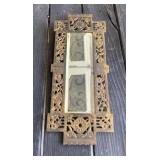 Brass Beveled Mirror