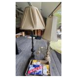 2 Table Lamps and Light Bulbs