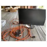 Asus Monitor and Extension Cord