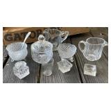German Coin and Clear Glass