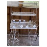 Metal Flower Cart