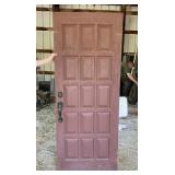 Raised Panel Exterior Door