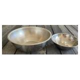 2 - Stainless Bowls