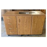 Pressed Wood Sewing Cabinet