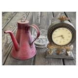 Decorative Clock, Pitcher and More