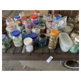 Large Lot of Glass Gemstones